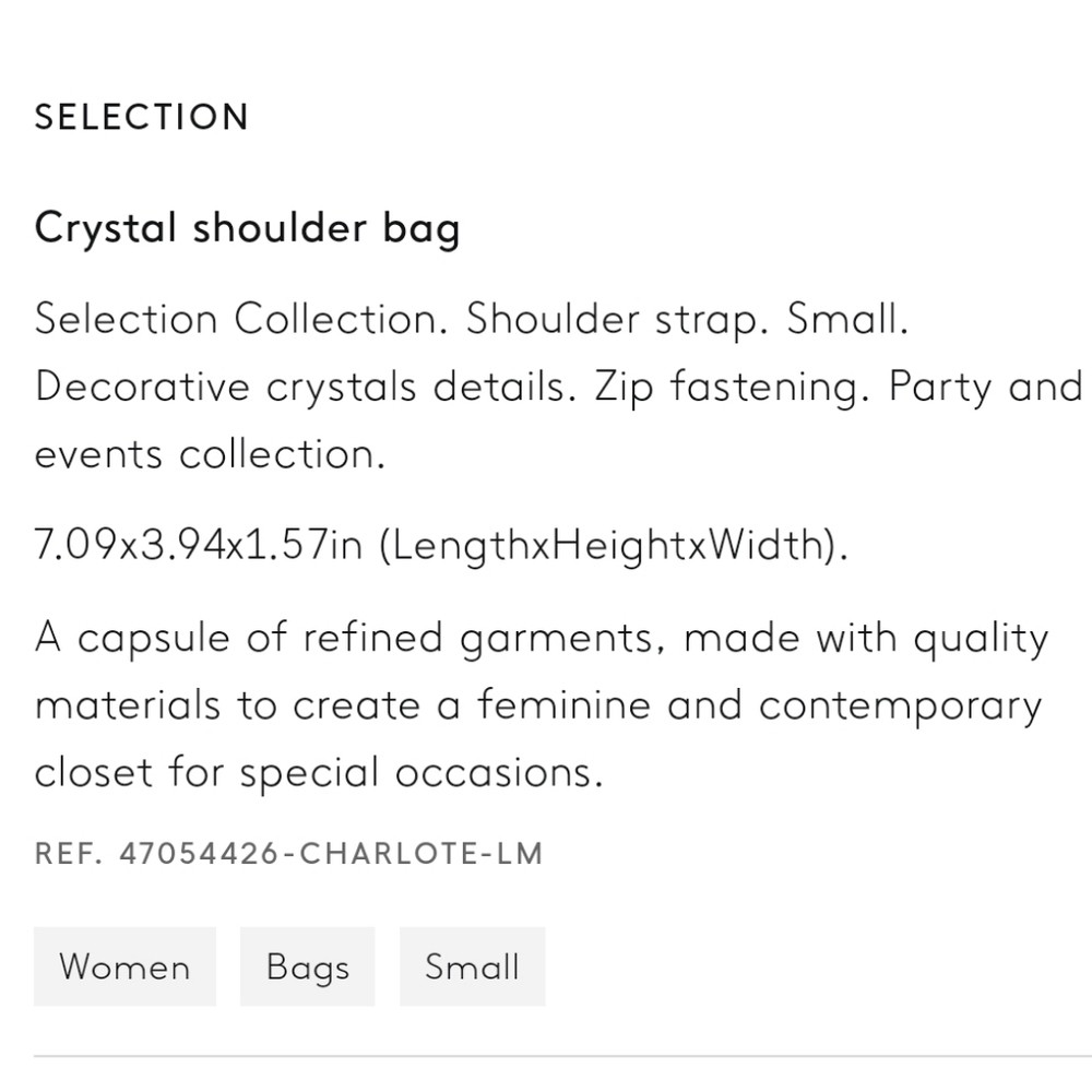 NWT Mango crystal shoulder bag - Picture 12 of 12